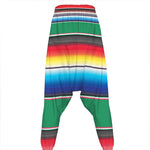 Mexican Striped Blanket Pattern Print Hammer Pants
