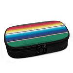 Mexican Striped Blanket Pattern Print Insulin Cooler Travel Case