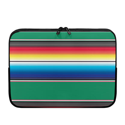 Mexican Striped Blanket Pattern Print Laptop Sleeve