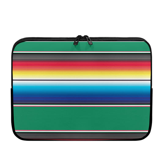 Mexican Striped Blanket Pattern Print Laptop Sleeve