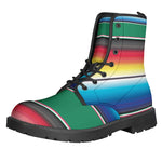 Mexican Striped Blanket Pattern Print Backpack