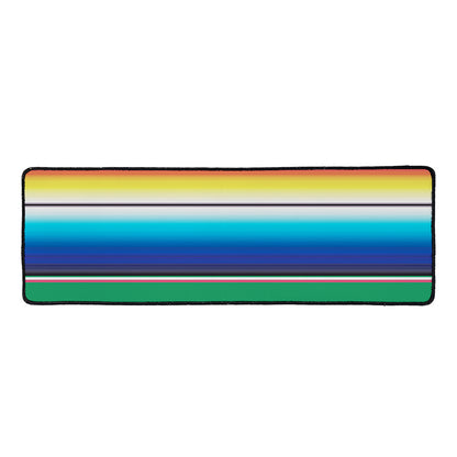 Mexican Striped Blanket Pattern Print Long Kitchen Mat