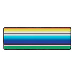 Mexican Striped Blanket Pattern Print Long Kitchen Mat