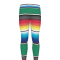 Mexican Striped Blanket Pattern Print Men's Leggings