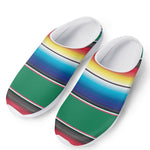 Mexican Striped Blanket Pattern Print Mesh Casual Shoes