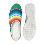 Mexican Striped Blanket Pattern Print Mesh Casual Shoes