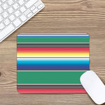 Mexican Striped Blanket Pattern Print Mouse Pad