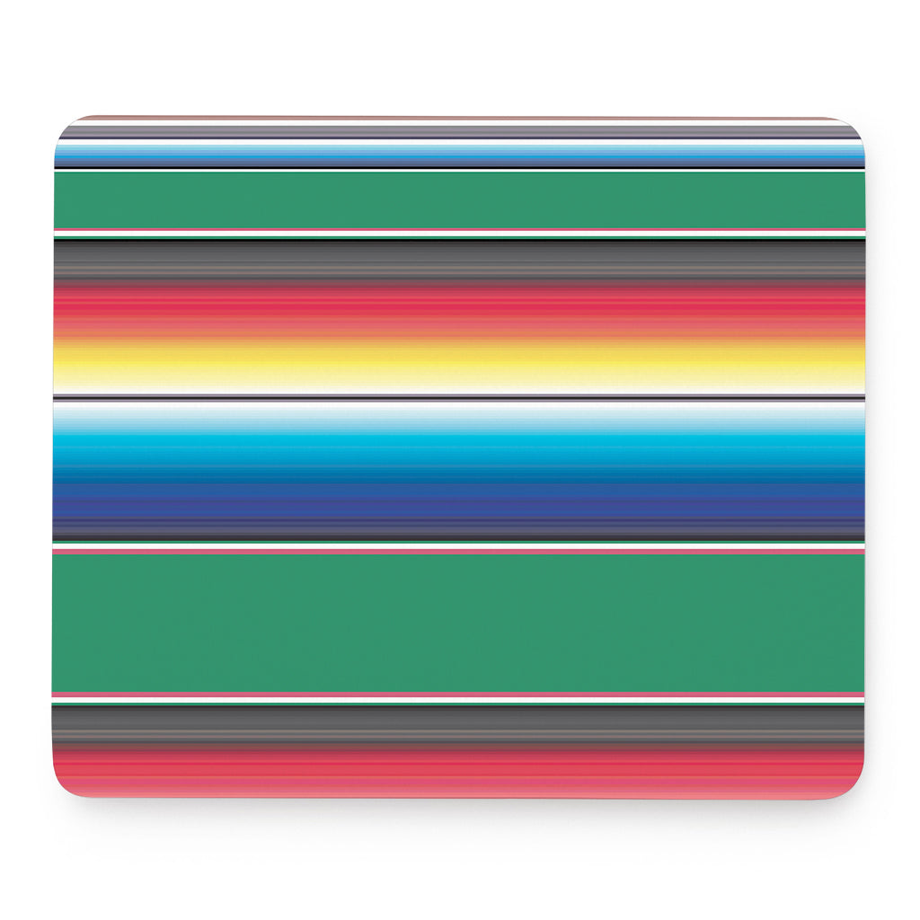 Mexican Striped Blanket Pattern Print Mouse Pad