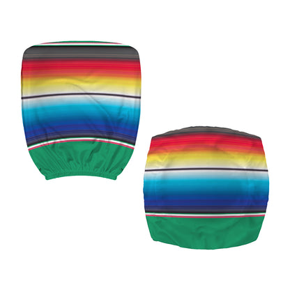 Mexican Striped Blanket Pattern Print Office Chair Cover