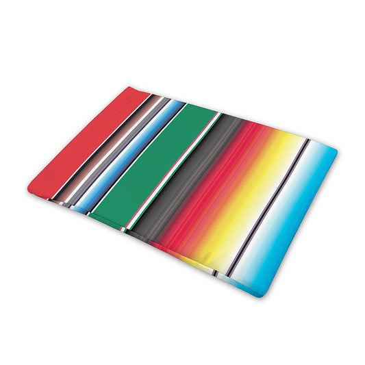 Mexican Striped Blanket Pattern Print Pet Cooling Mat Cover