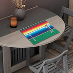 Mexican Striped Blanket Pattern Print Placemat