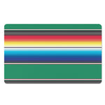 Mexican Striped Blanket Pattern Print Polyester Doormat
