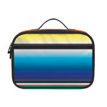 Mexican Striped Blanket Pattern Print Portable Lunch Bag