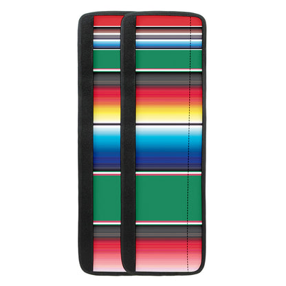 Mexican Striped Blanket Pattern Print Refrigerator Handle Covers