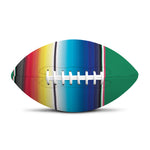Mexican Striped Blanket Pattern Print Rugby Ball