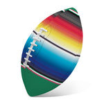 Mexican Striped Blanket Pattern Print Rugby Ball