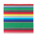 Mexican Striped Blanket Pattern Print Silk Bandana