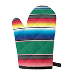 Mexican Striped Blanket Pattern Print Single Oven Mitt