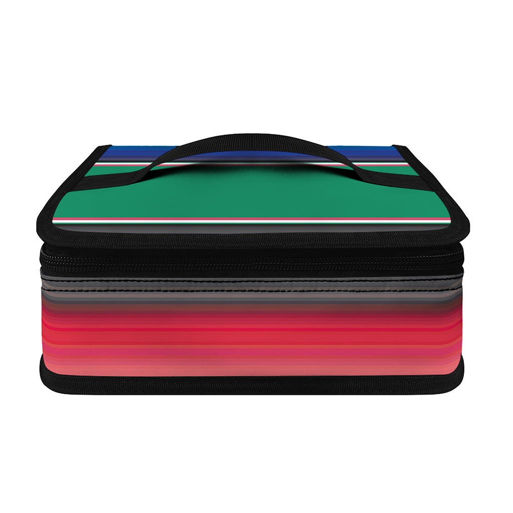 Mexican Striped Blanket Pattern Print Small Lunch Bag