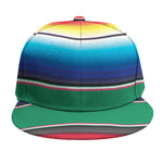 Mexican Striped Blanket Pattern Print Snapback Cap