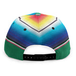 Mexican Striped Blanket Pattern Print Snapback Cap