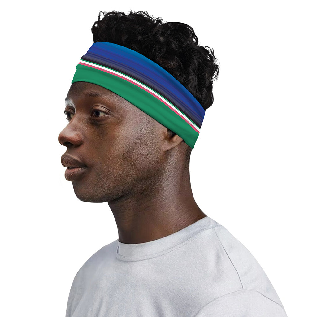 Mexican Striped Blanket Pattern Print Sports Headband
