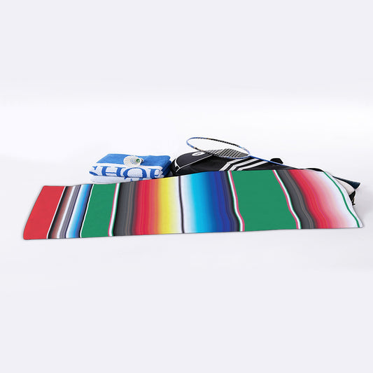 Mexican Striped Blanket Pattern Print Sports Towel
