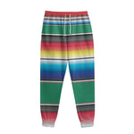 Mexican Striped Blanket Pattern Print Sweatpants