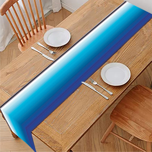Mexican Striped Blanket Pattern Print Table Runner