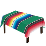 Mexican Striped Blanket Pattern Print Tablecloth