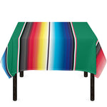 Mexican Striped Blanket Pattern Print Tablecloth