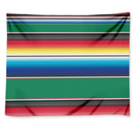 Mexican Striped Blanket Pattern Print Tapestry