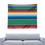 Mexican Striped Blanket Pattern Print Tapestry