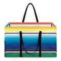 Mexican Striped Blanket Pattern Print Utility Tote Bag