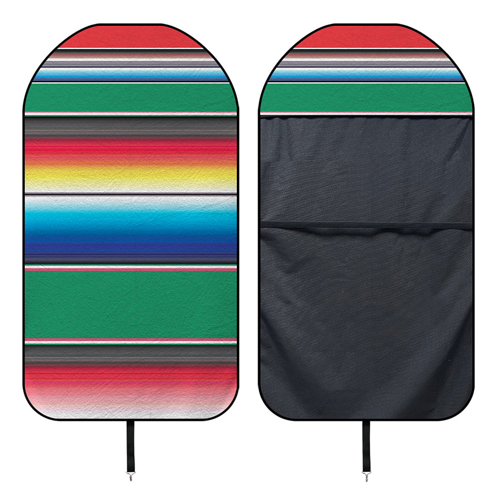 Mexican Striped Blanket Pattern Print Waterproof Car Seat Cover
