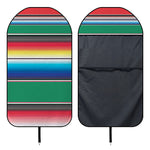 Mexican Striped Blanket Pattern Print Waterproof Car Seat Cover