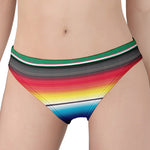 Mexican Striped Blanket Pattern Print Women's Panties