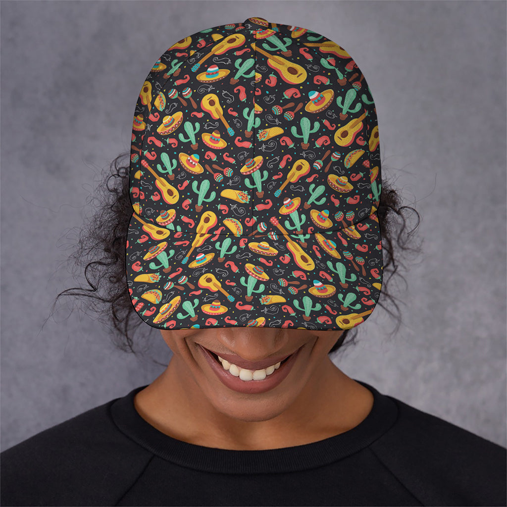 Mexico Cinco de Mayo Pattern Print Baseball Cap