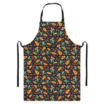 Mexico Cinco de Mayo Pattern Print Bib Apron With Pocket