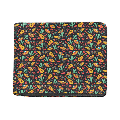 Mexico Cinco de Mayo Pattern Print Bifold Wallet
