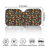 Mexico Cinco de Mayo Pattern Print Car Windshield Sun Shade