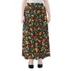 Mexico Cinco de Mayo Pattern Print Chiffon Maxi Skirt