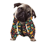 Mexico Cinco de Mayo Pattern Print Dog Zip Up Hoodie
