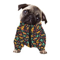 Mexico Cinco de Mayo Pattern Print Dog Zip Up Jacket