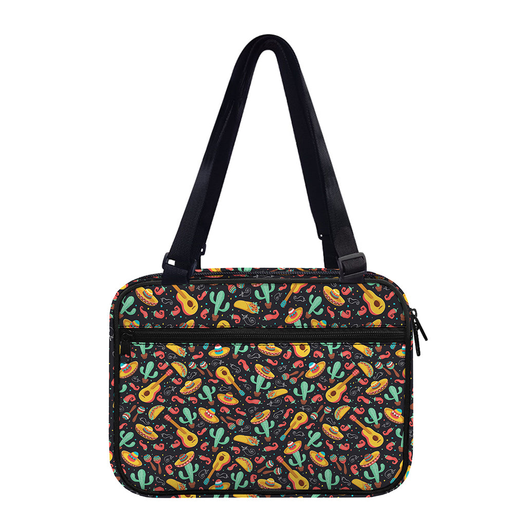Mexico Cinco de Mayo Pattern Print Double Strap Bible Bag