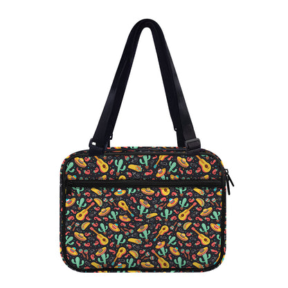 Mexico Cinco de Mayo Pattern Print Double Strap Bible Bag