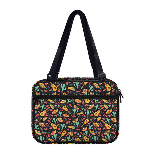 Mexico Cinco de Mayo Pattern Print Double Strap Bible Bag