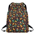 Mexico Cinco de Mayo Pattern Print Drawstring Backpack