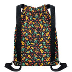 Mexico Cinco de Mayo Pattern Print Drawstring Backpack