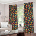 Mexico Cinco de Mayo Pattern Print Extra Wide Grommet Curtains